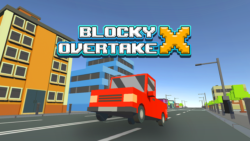Blocky Overtake X Gameplay Screenshot 1 - Play Online