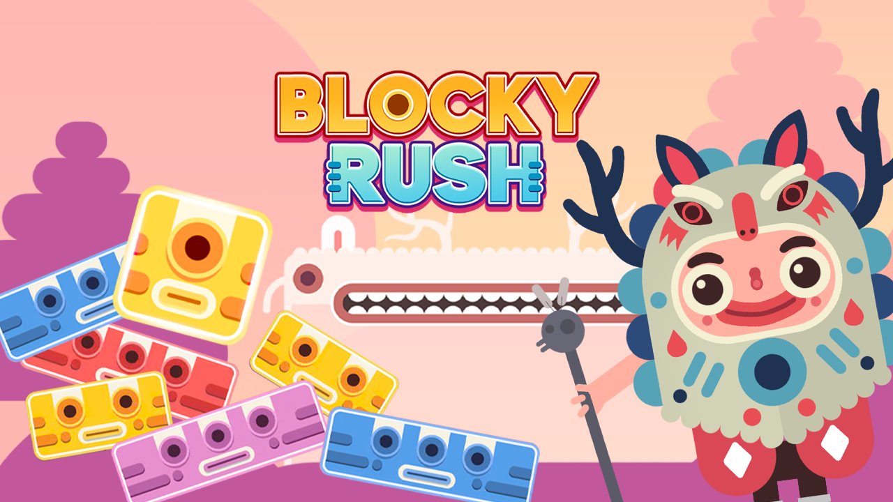 Blocky Rush Gameplay Screenshot 1 - Play Online