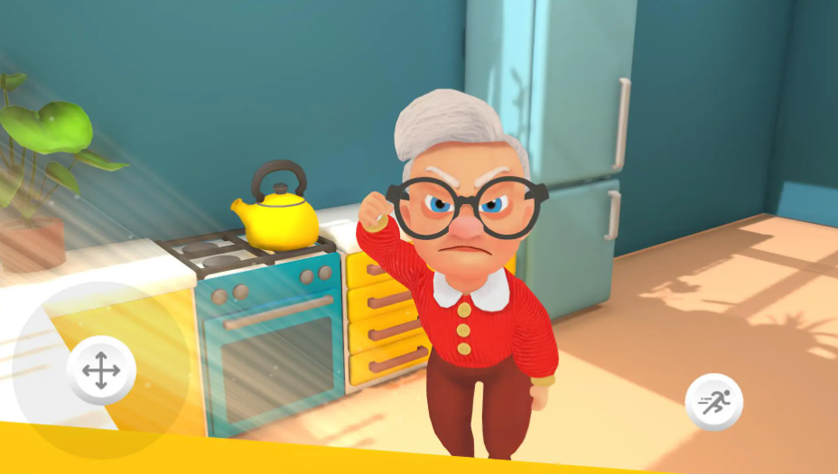 Cat and Granny Gameplay Screenshot 1 - Play Online