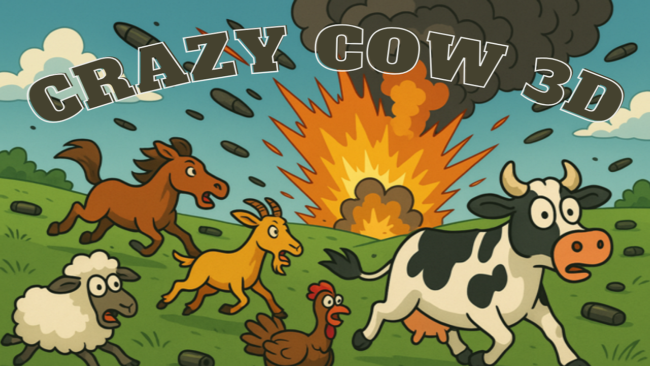 Crazy Cow 3D Gameplay Screenshot 1 - Play Online