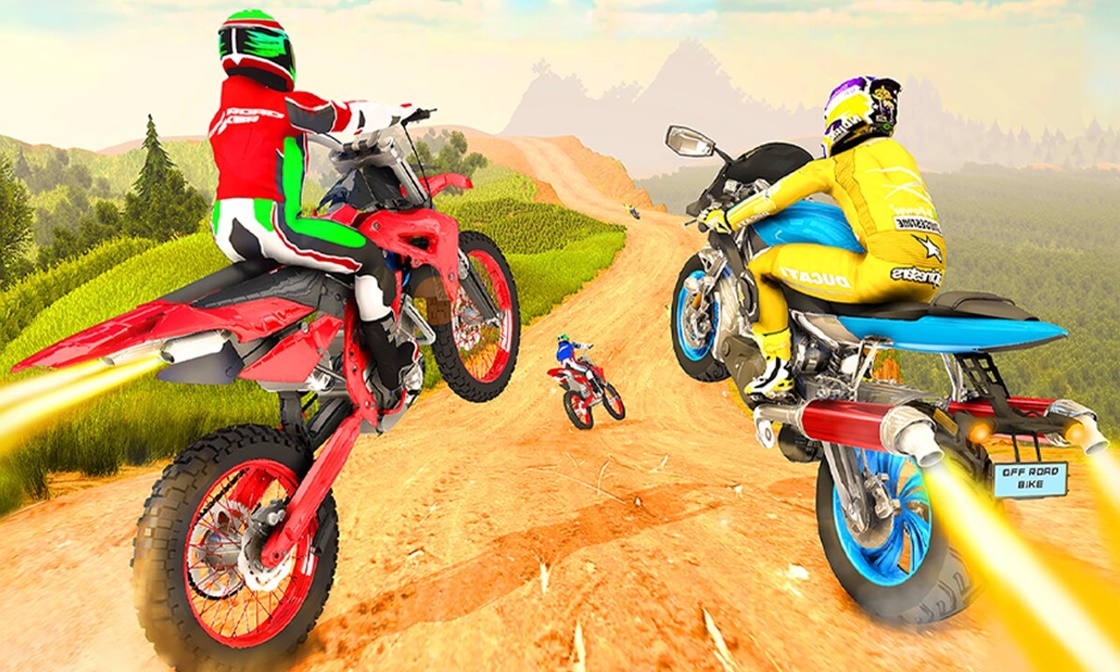 Dirt Bike Stunts 3D Gameplay Screenshot 1 - Play Online