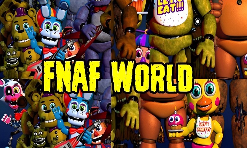 FNAF World Gameplay Screenshot 1 - Play Online