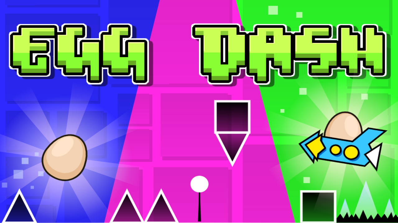 Geometry (Egg) Dash Gameplay Screenshot 1 - Play Online