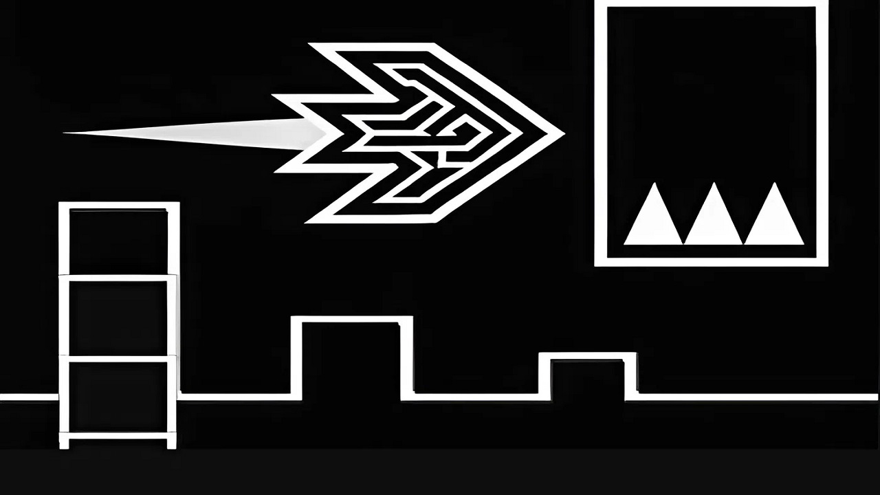 Geometry Flap Gameplay Screenshot 1 - Play Online