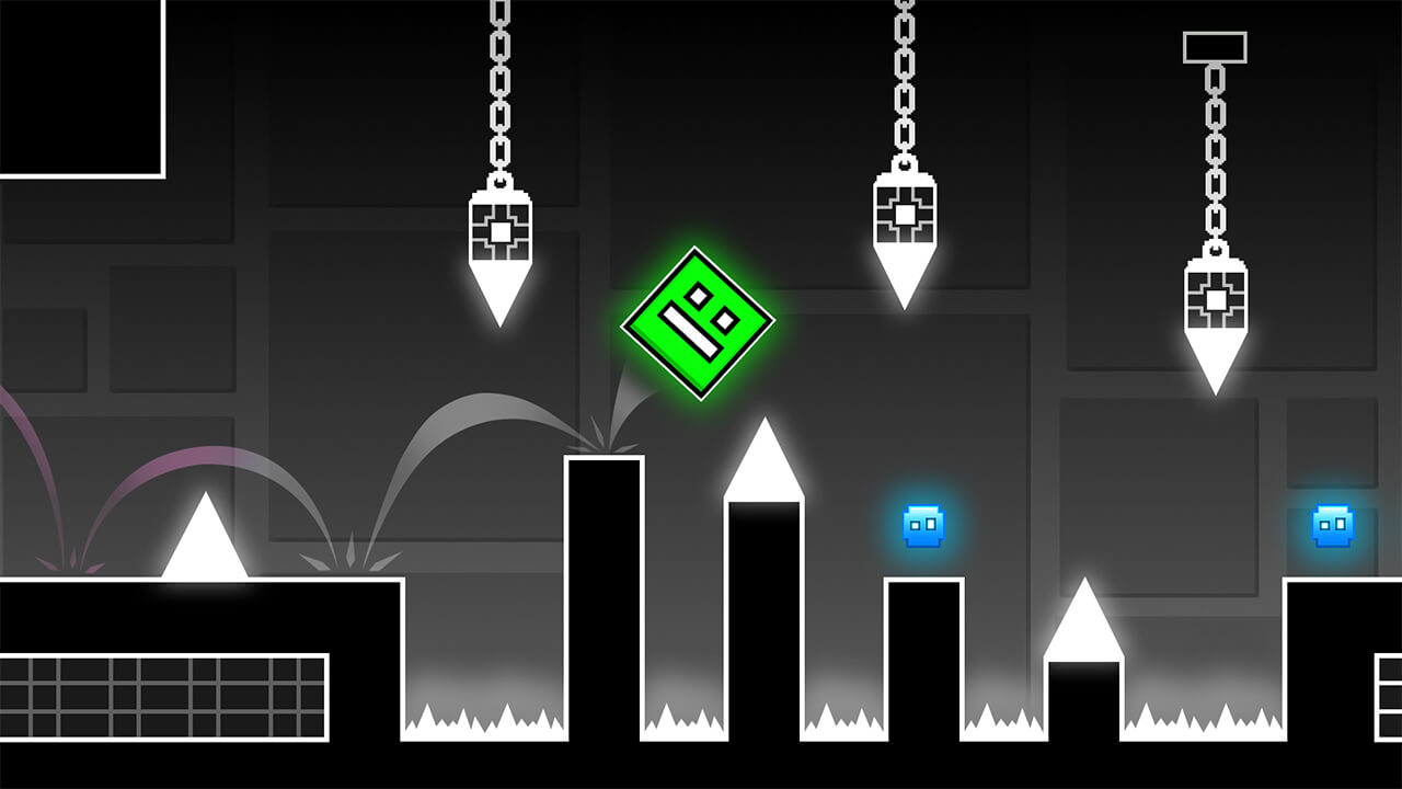 Geometry Platformer Gameplay Screenshot 1 - Play Online