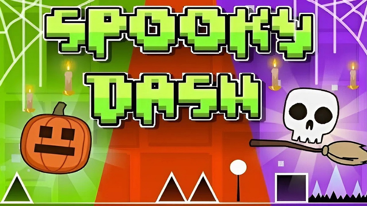 Geometry (Spooky) Dash Gameplay Screenshot 1 - Play Online