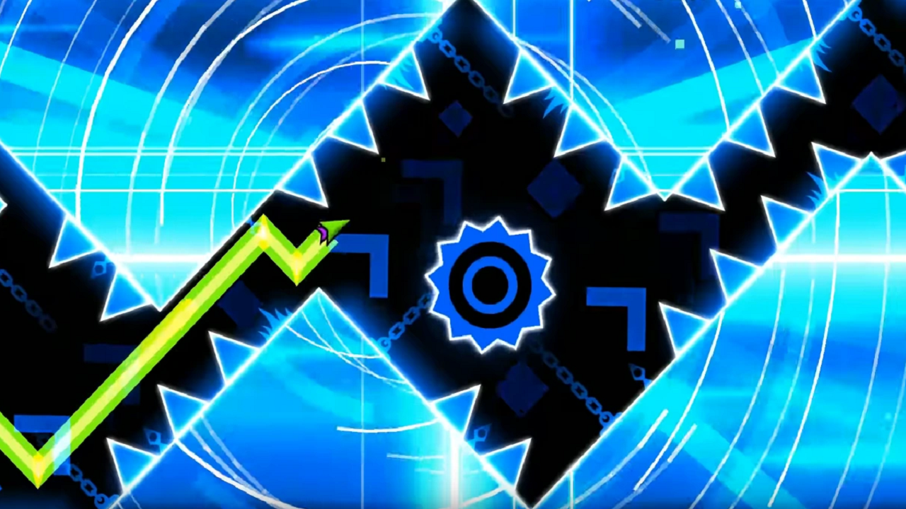 Geometry Waves Gameplay Screenshot 1 - Play Online