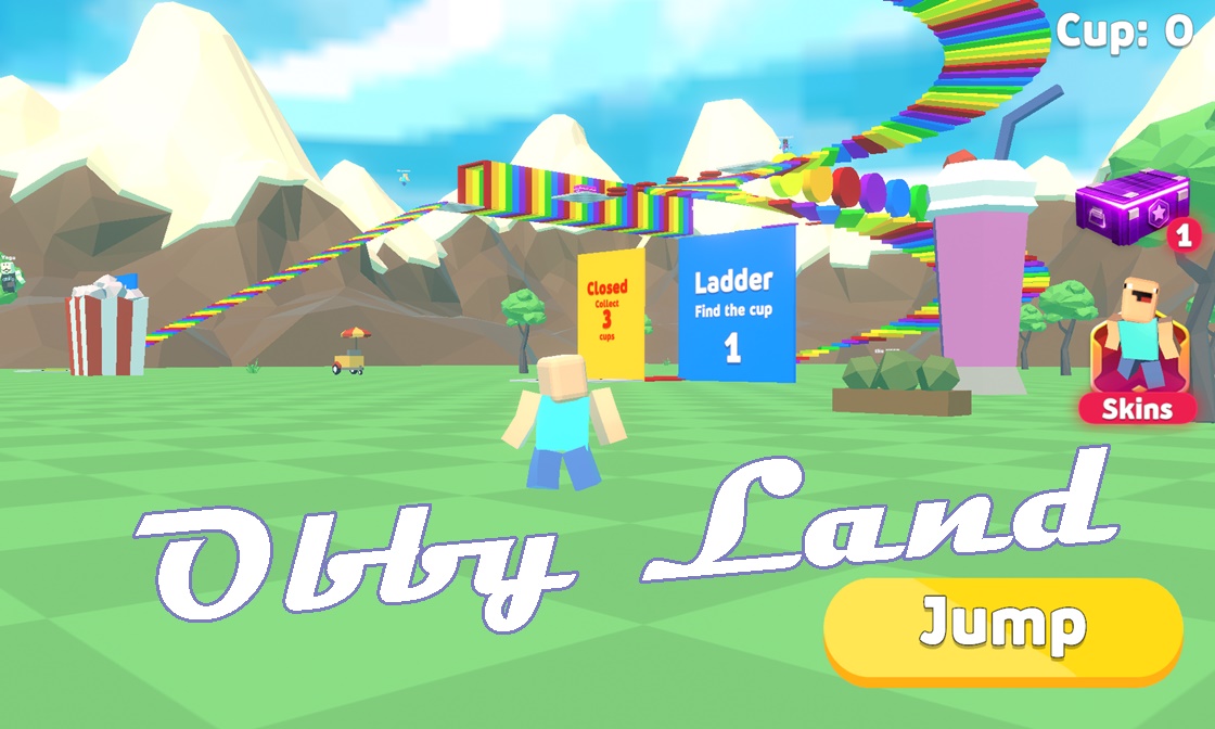 Obby Land Gameplay Screenshot 1 - Play Online