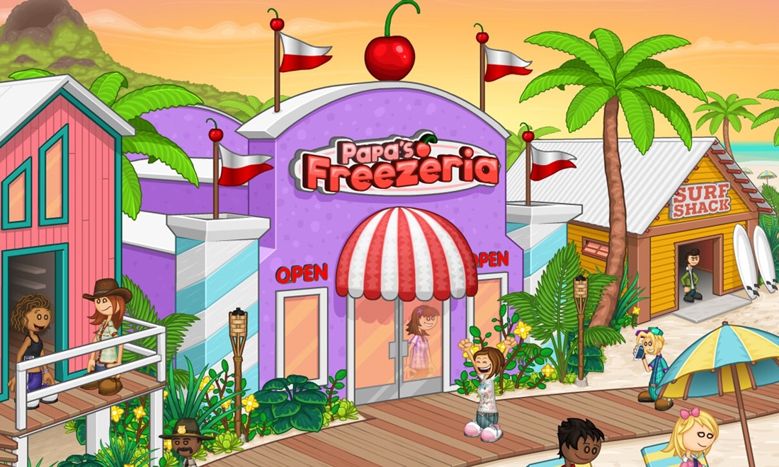 Papa's Freezeria Gameplay Screenshot 1 - Play Online
