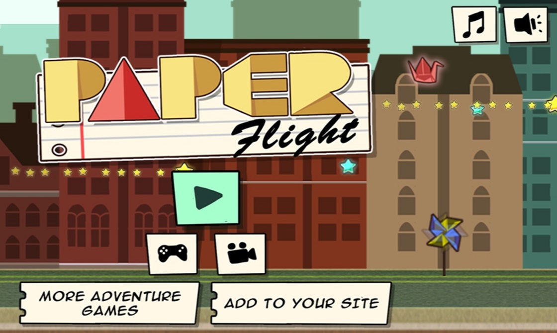 Paper Flight Gameplay Screenshot 1 - Play Online