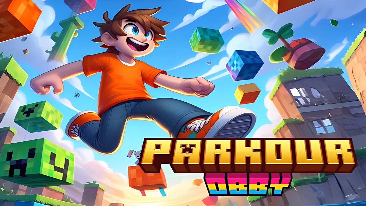 Parkour Obby Gameplay Screenshot 1 - Play Online