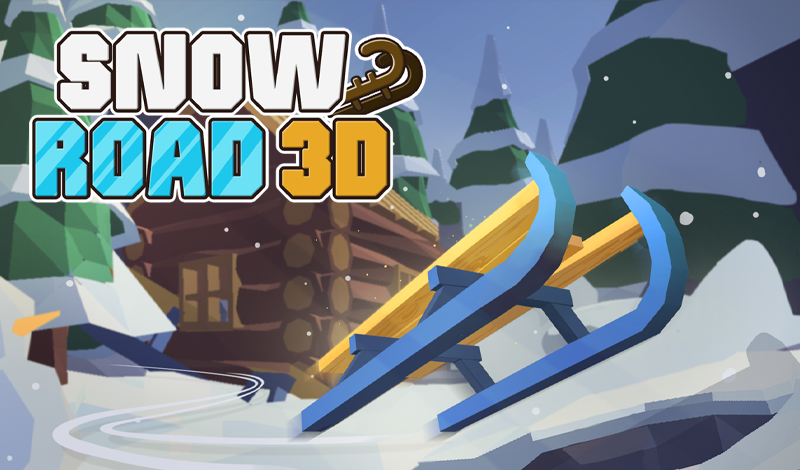 Snow Road 3D Gameplay Screenshot 1 - Play Online