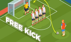 Soccer Free Kick Gameplay Screenshot 1 - Play Online