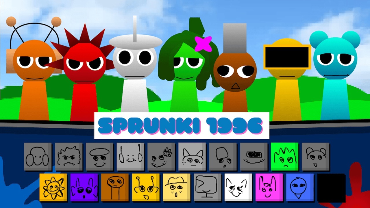 Sprunki 1996 Gameplay Screenshot 1 - Play Online