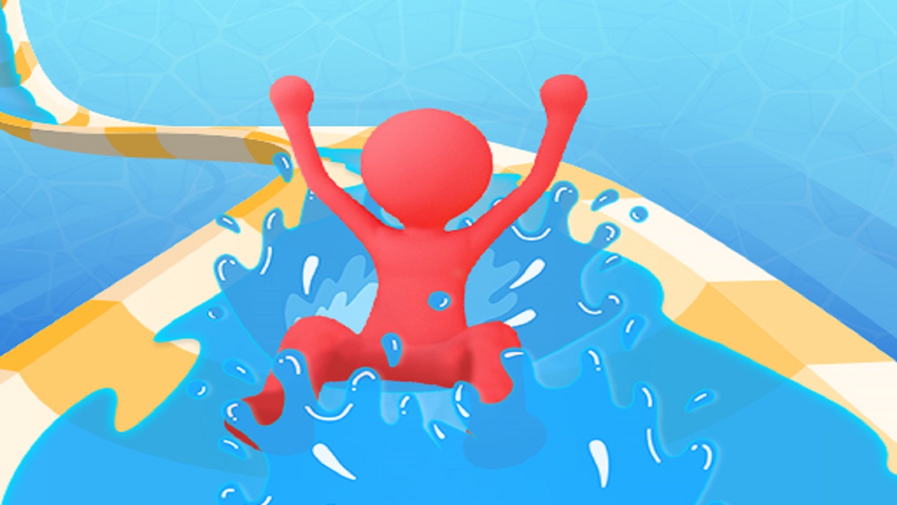 Waterpark Slide Race Gameplay Screenshot 1 - Play Online
