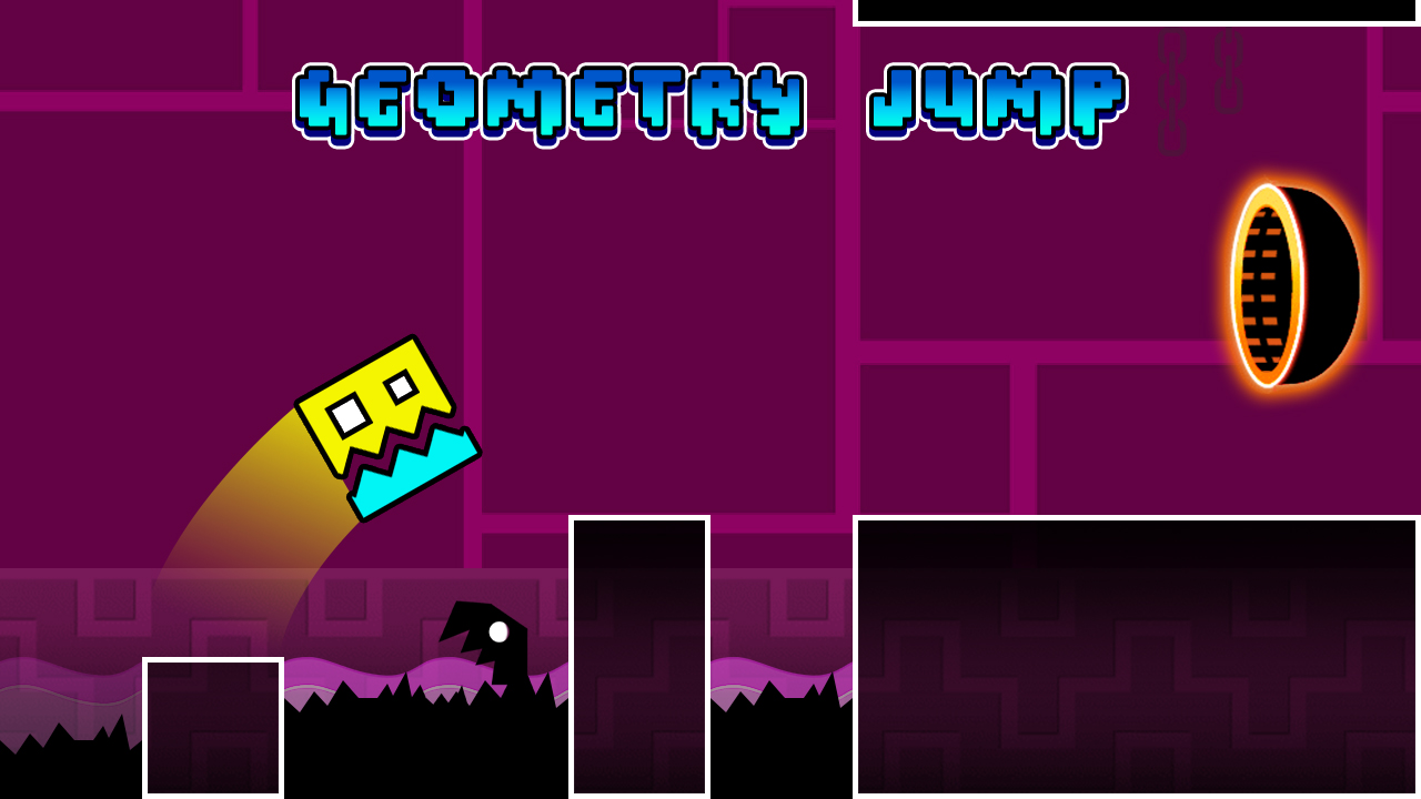 Geometry Jump Gameplay Screenshot 1 - Play Online