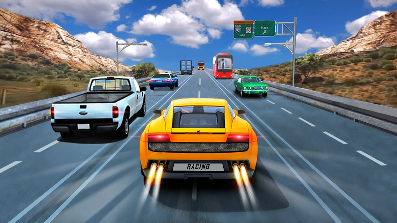 Highway Road Racing Gameplay Screenshot 1 - Play Online