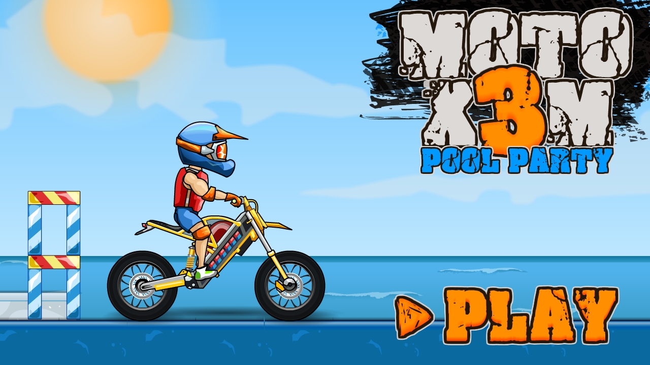 Moto X3M Pool Party Gameplay Screenshot 1 - Play Online